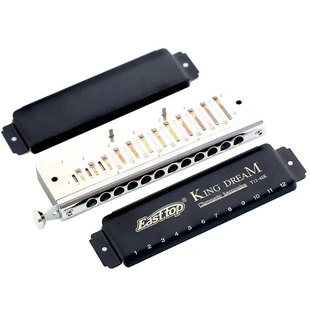 Easttop Chromatic Harmonica T1248K Key C 12 Hole 48 Tone