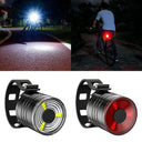 Waterproof Mini Bike Lamp Front Light White Taillight Red