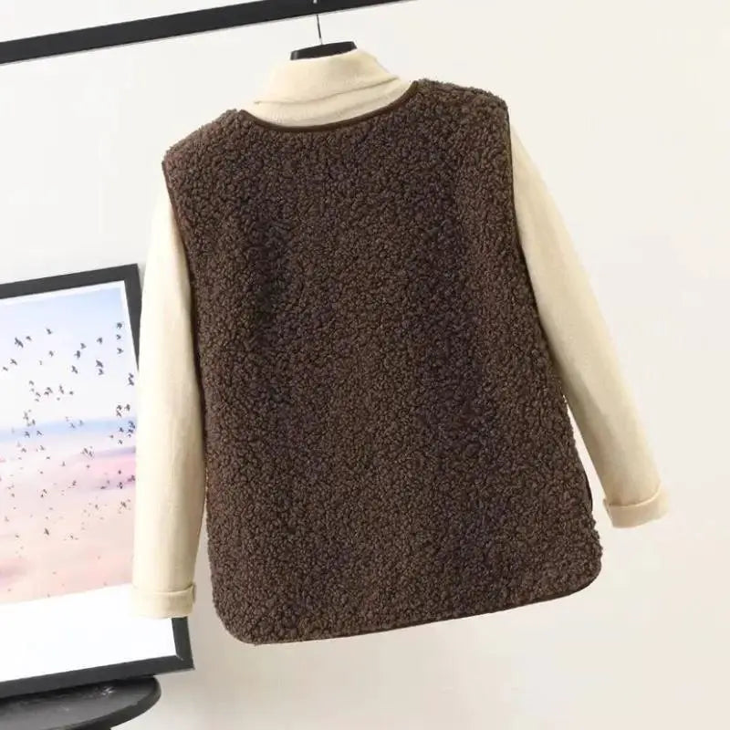 Women's Winter Fleece Vest Thermal Layer Comfort Warmth