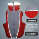 Dog Winter Waterproof Reflective Overalls for Small Dogs