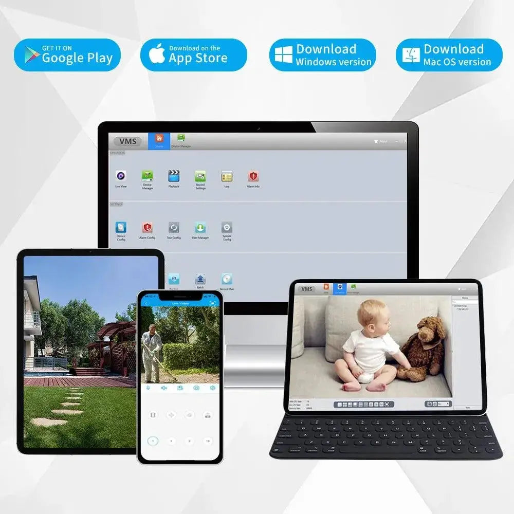 8MP POE NVR Smart Security Camera System AI Face Recognition