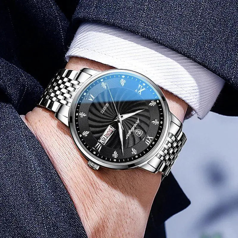 Luxury Stainless Steel Watch For Business Casual Wear