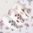 Succulent Blossom Nail Art Decals Blooming 3D Beauty Kit