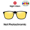 VIVIBEE 2024 Polarized Clip-On Pilot Sunglasses Unisex