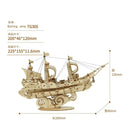 Robotime 3D Boat Puzzle for Kids Skills