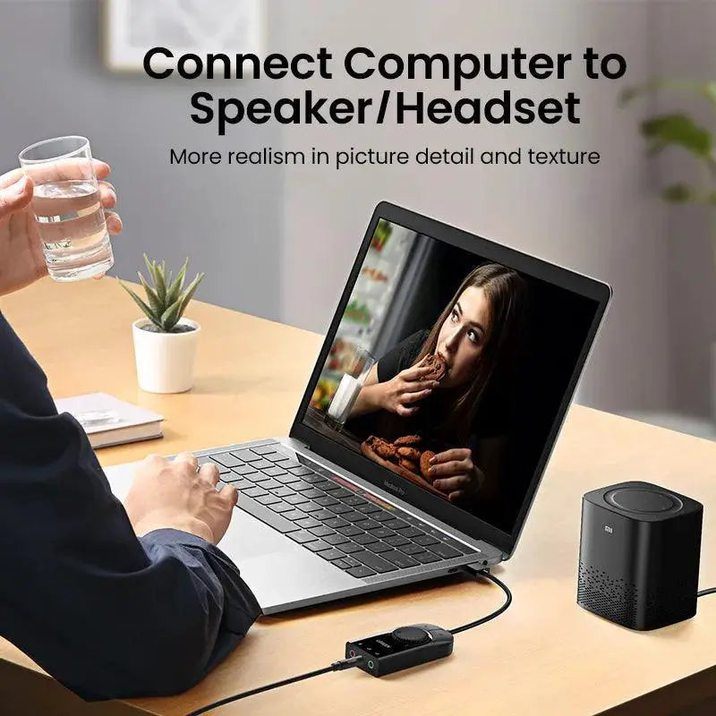 High Performance USB Sound Card Adapter for Enhanced Audio - OurLum.com