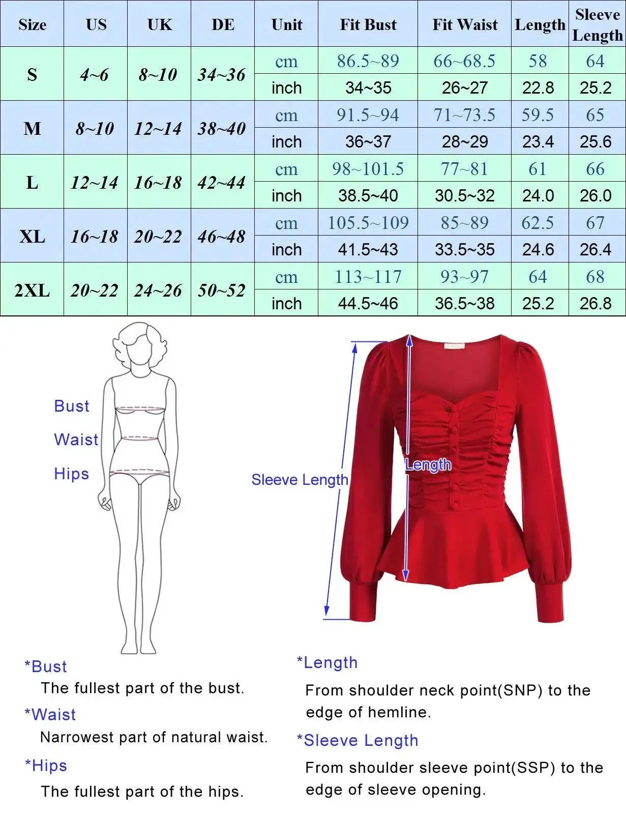 Elegant Puffed Sleeve Peplum Top Chic Womens Blouse Style