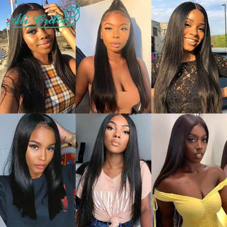Ali Grace Malaysian Straight Hair Bundles Remy Extensions