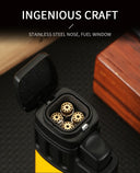 Galiner Cigar Torch Lighter Windproof 4 Jet Flame Butane