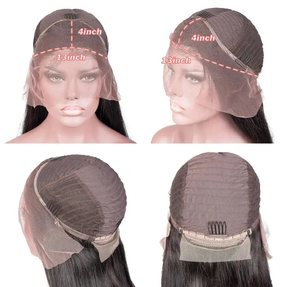 30-34 Inch Water Wave Lace Front Wig HD Loose Deep Wave