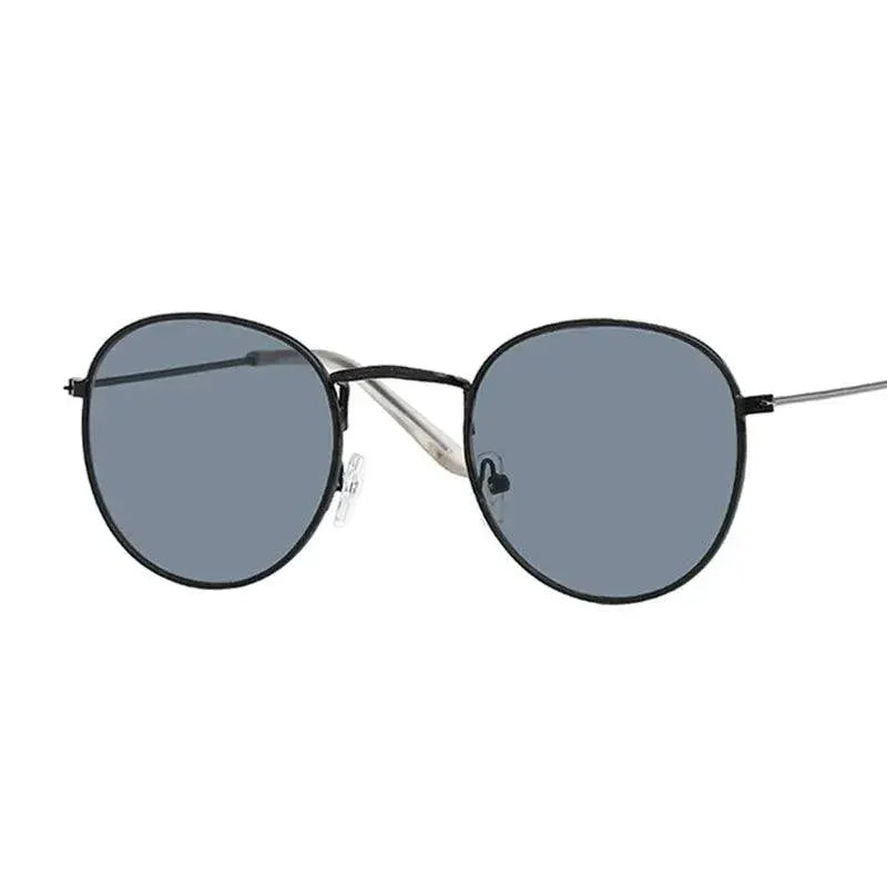 Vintage Designer Small Round Sunglasses For Women Luxury