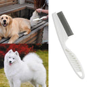 Stainless Steel Comfort Pet Flea Comb Grooming Tool for Cats Dogs