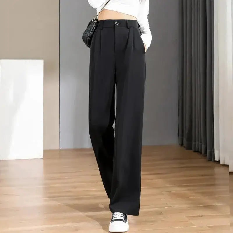 Vintage High Waist Office Pants Timeless Sophistication Chic