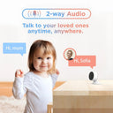 Laxihub HD Wi-Fi Baby Monitor with Night Vision Features
