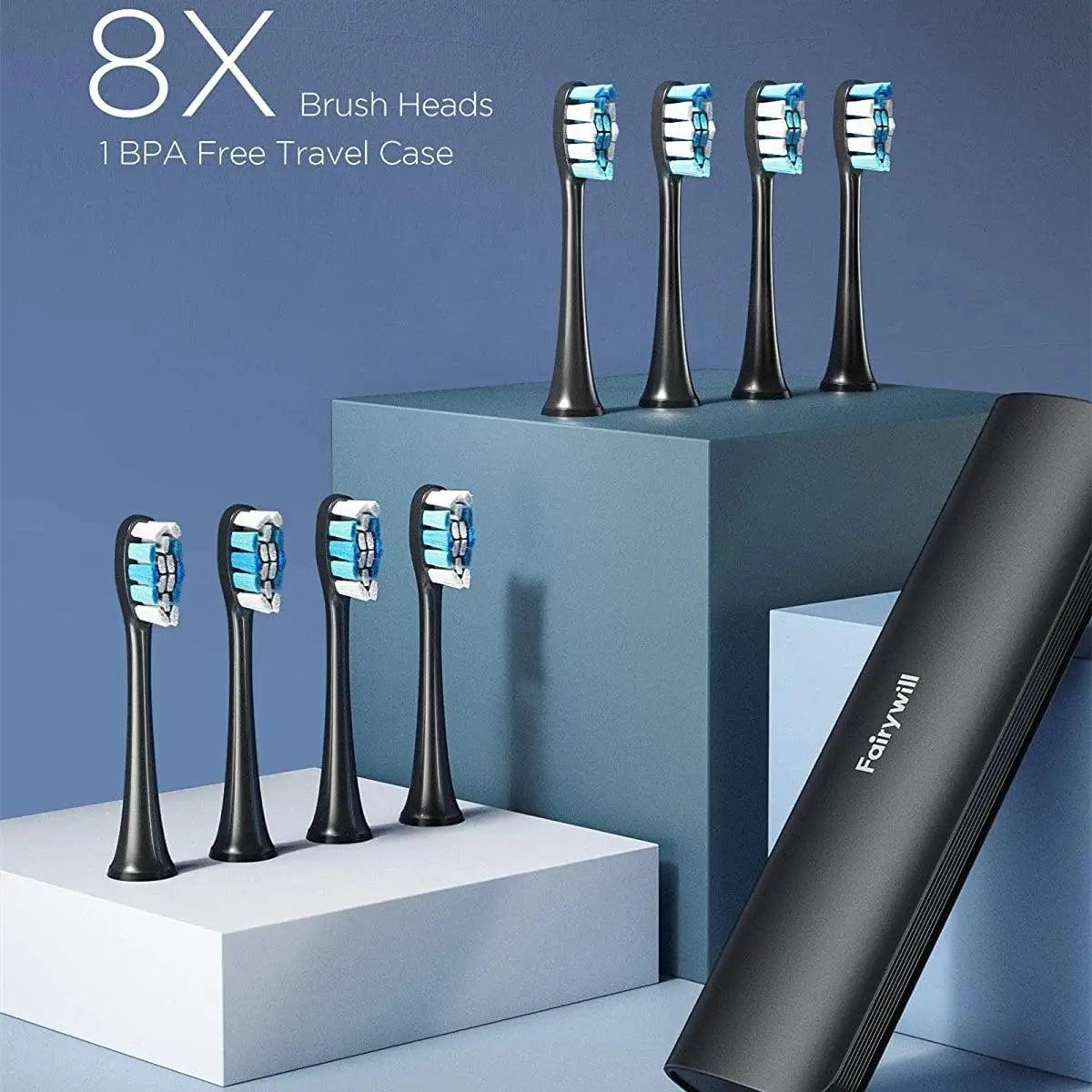 Fairywill P80 Sonic Electric Toothbrush With Pressure Sensor