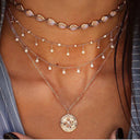 Boho Multi-Element Crystal Necklaces For Women Fashion