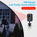MD29 1080P HD Mini Body Camera Motion Activated Nanny Cam 8H Car