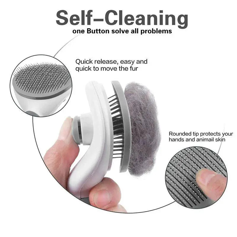 Pet Grooming Kit Stainless Steel Comb For Long Hair Pets