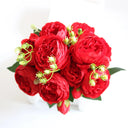 Rose Pink Silk Peony Bouquet Artificial Flower Wedding Home Decor