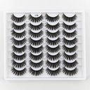 Ultimate 3D Mink False Eyelashes Variety Pack Fluffy Natural