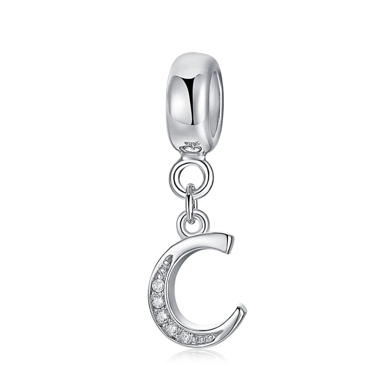 Sterling Silver Charm Bead Vintage