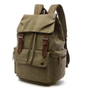 Vintage Canvas Backpack 20L Anti Theft