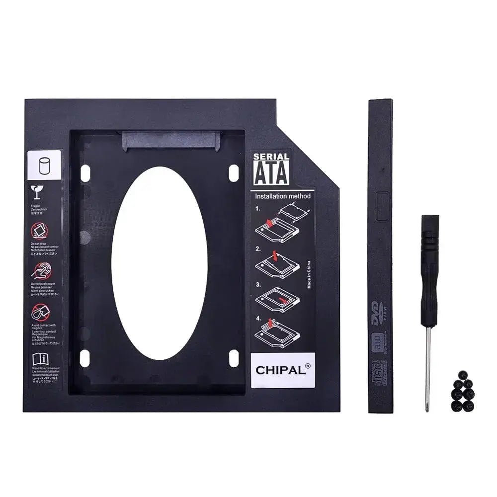 Chipal 2.5 Inch HDD Caddy For Laptop SSD Storage Expansion