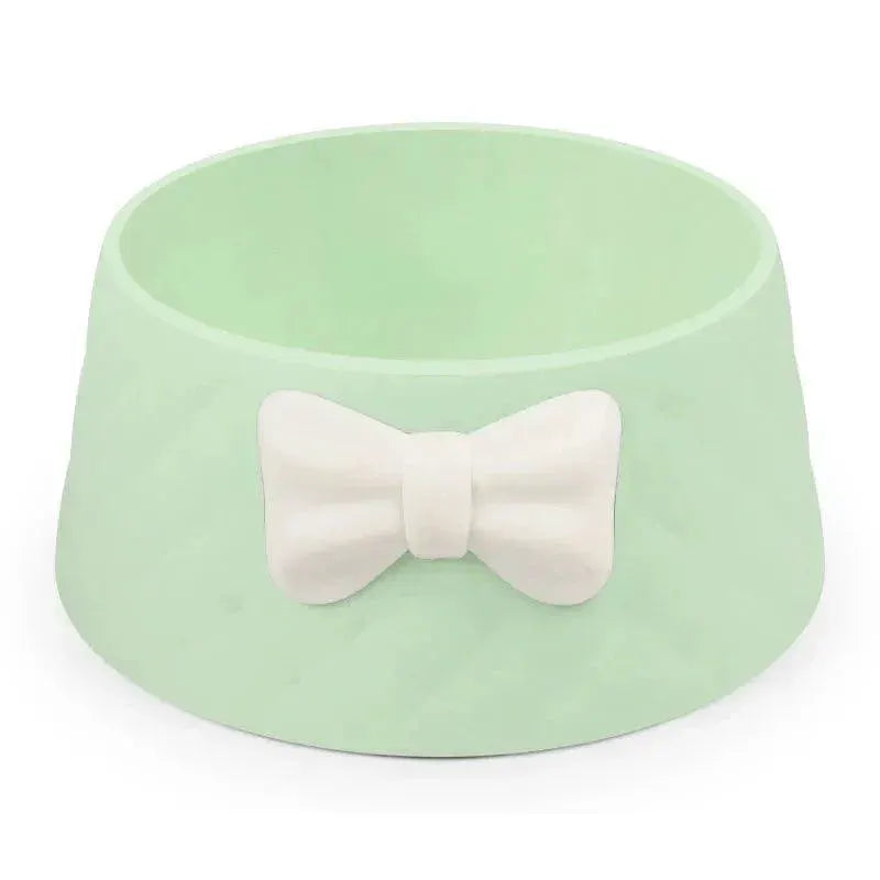 Elegant Bowknot Pet Feeding Bowl For Dogs And Cats