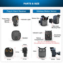 Htzsafe Wireless Driveway Security Alarm