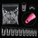 Soft Gel Coffin Tips Nail Extension Kit for Professionals