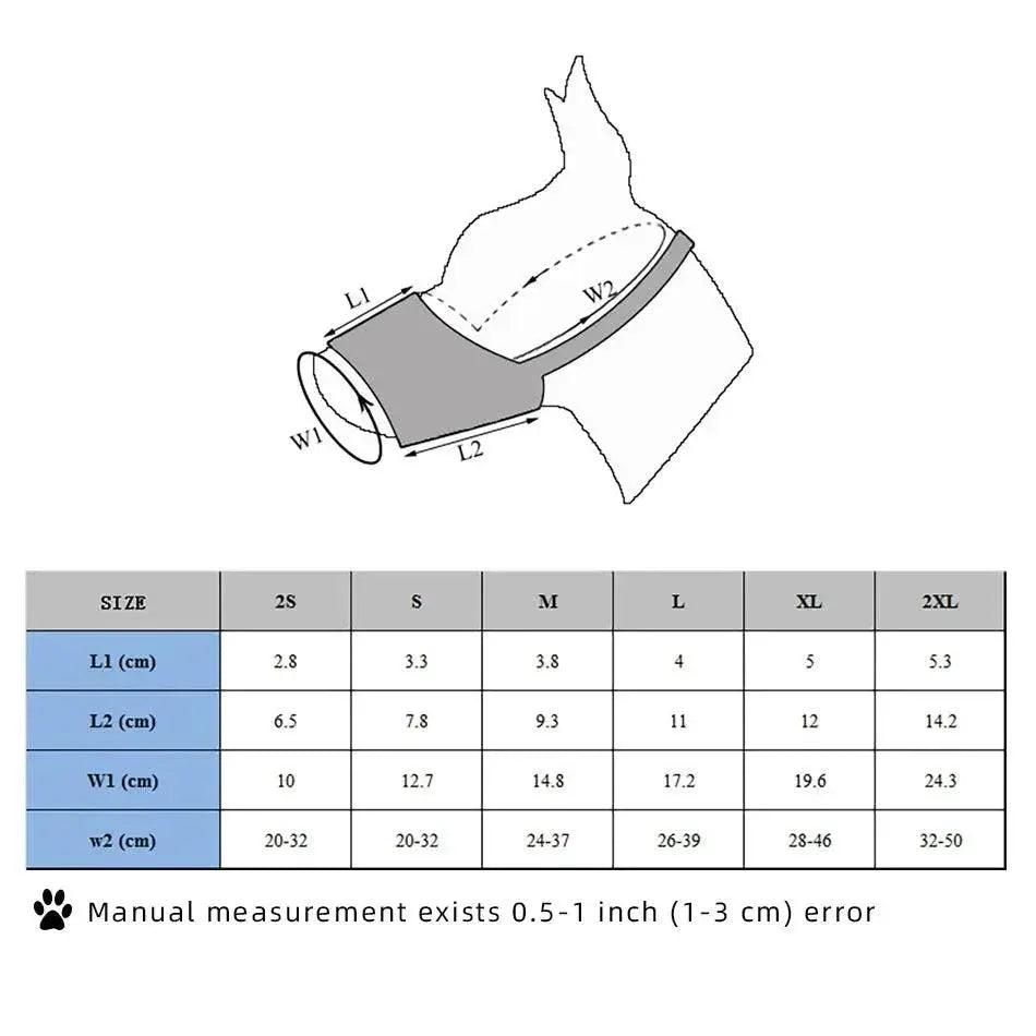 Adjustable Breathable Dog Muzzle for Safe Restraint