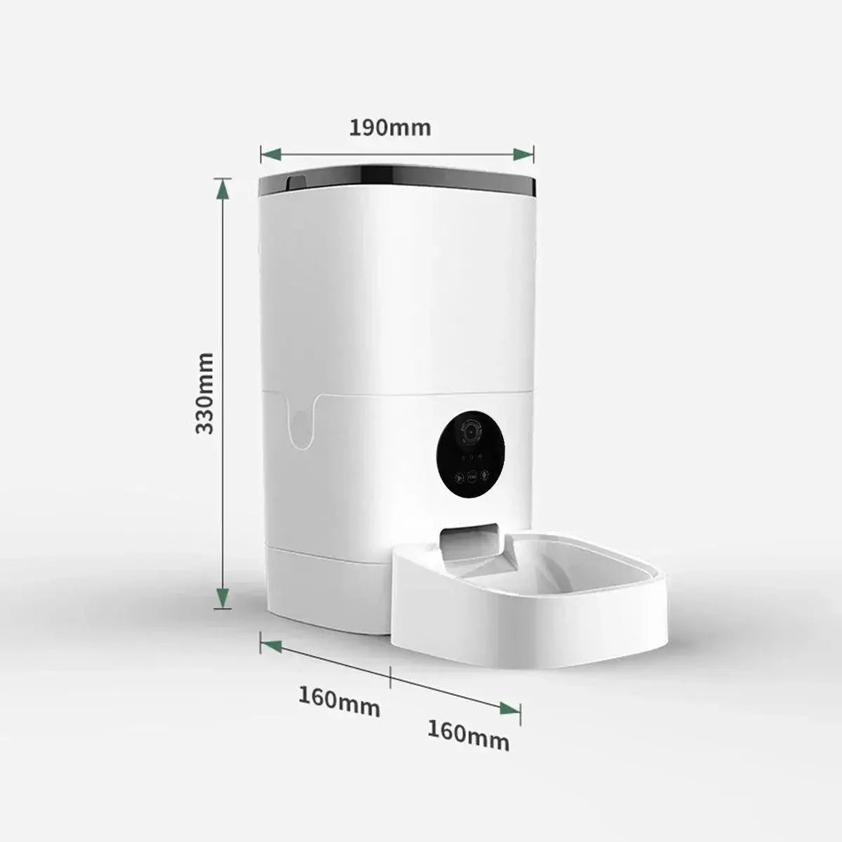 Smart Pet Feeder With HD Camera App Control Large Capacity