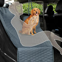 PETRAVEL Dog Car Hammock Waterproof Seat Cover for Pets