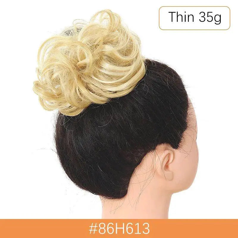 Chignon Scrunchie for Everyday Hair — Dark brown