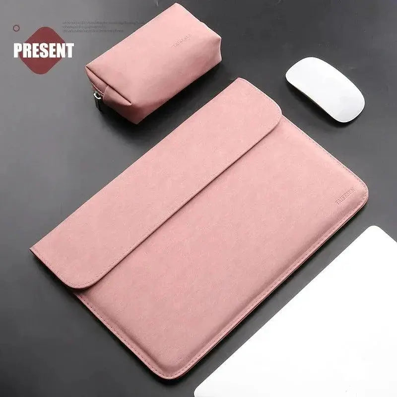 Sleek Shell PU Laptop Sleeve For MacBook Air Protection