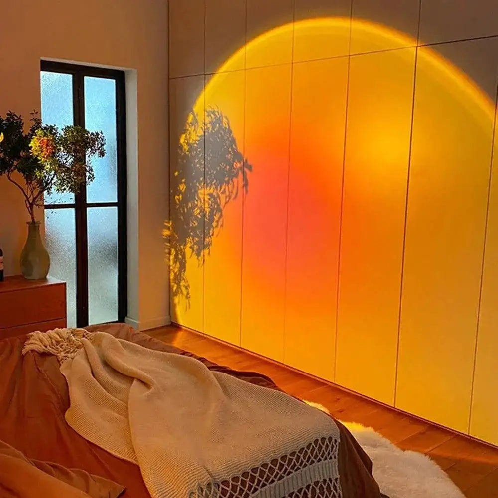 Sunset Rainbow Bluetooth Night Light Projector Lamp Glow