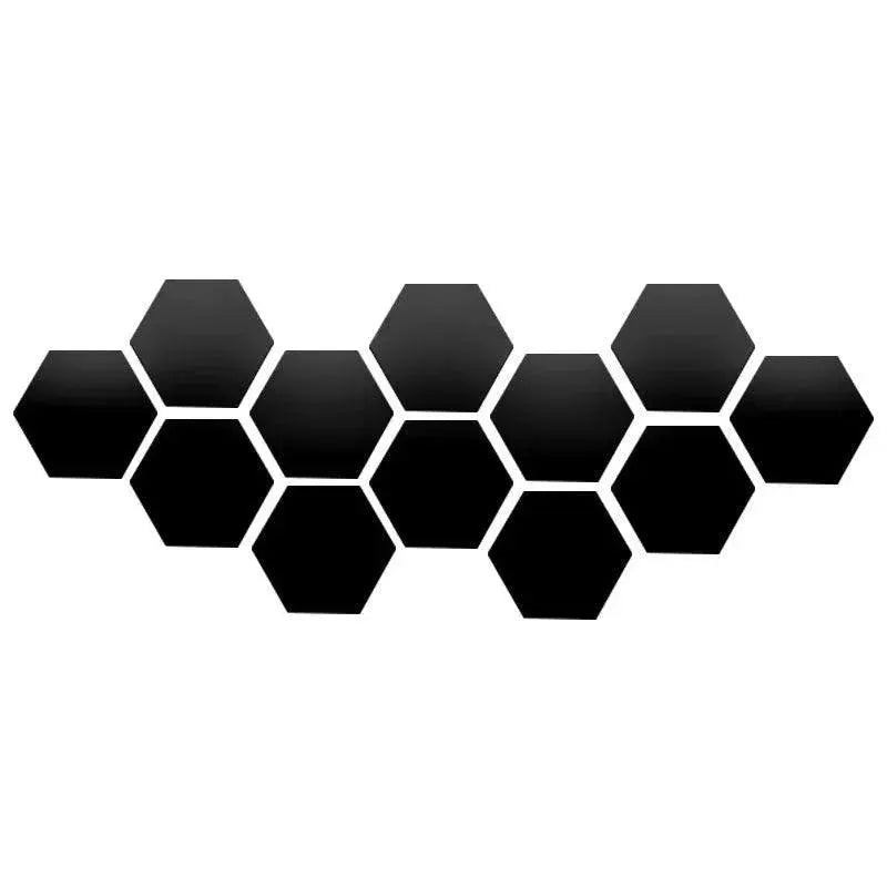 Hexagon Mirror Stickers Wall Decor for Living Spaces