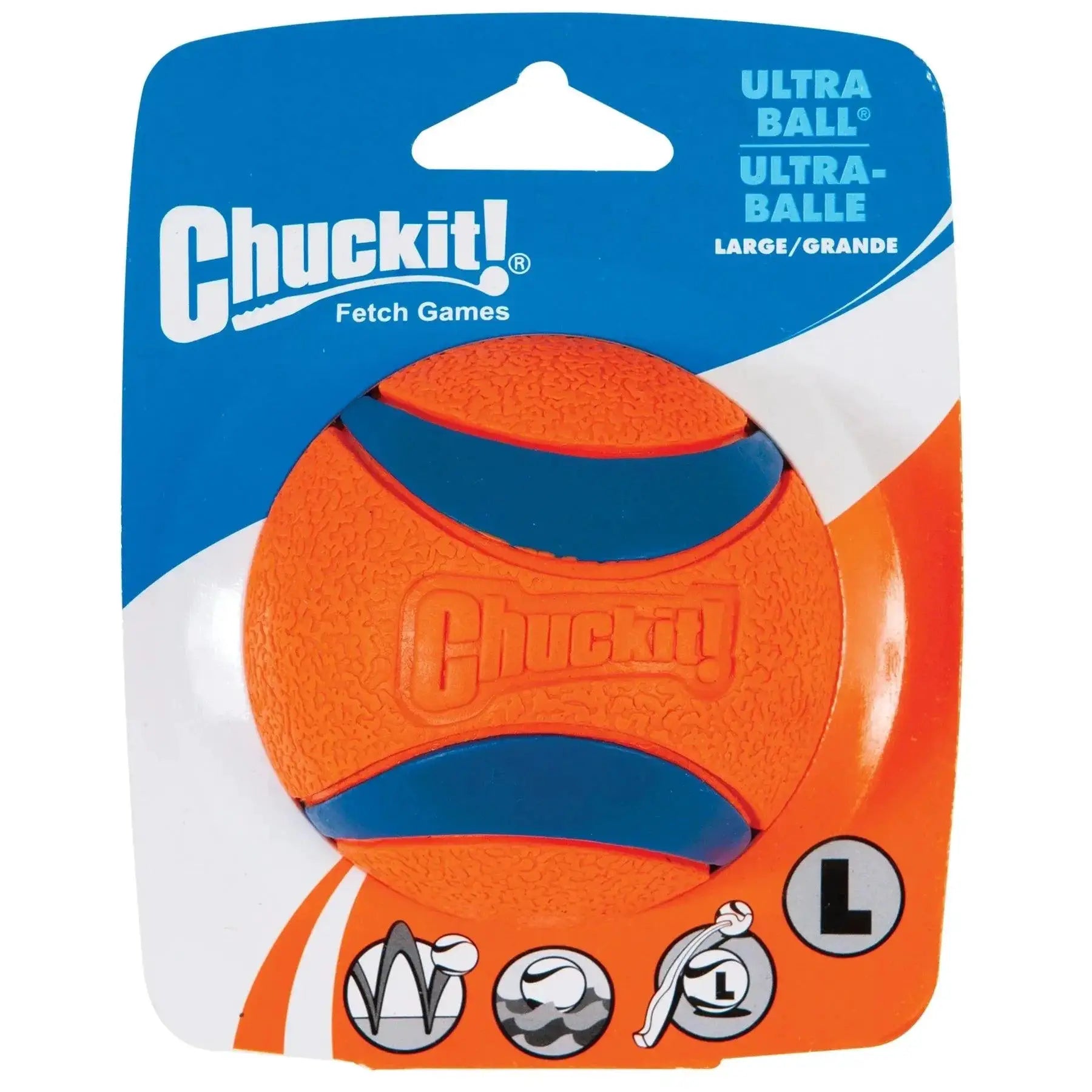 Ultra Rubber Dog Toy Ball Chew Resistant For Large Dogs