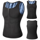 Men Sauna Sweat Vest Waist Trainer Compression Shirt Slimming