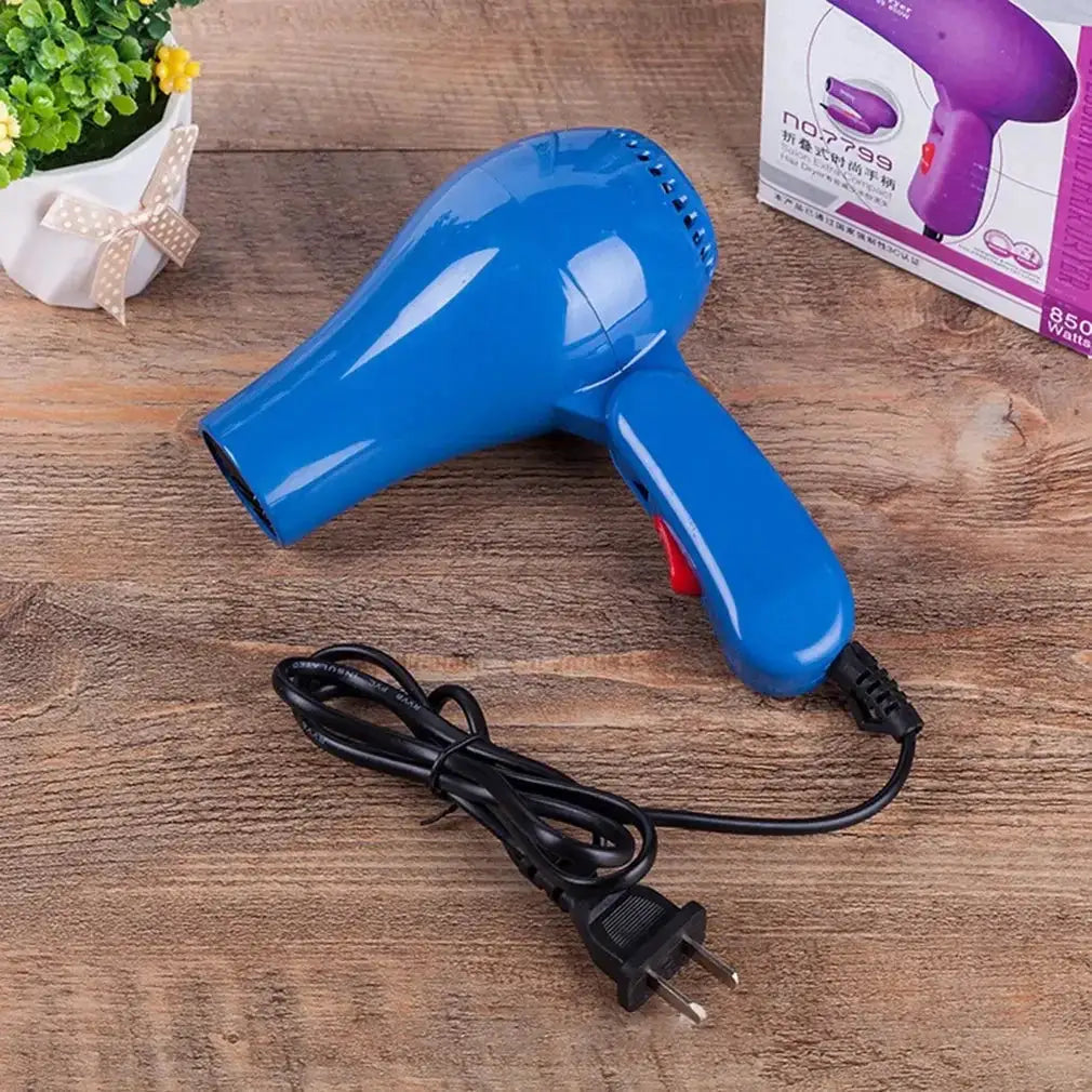 Mini Professional Hair Dryer 220V Foldable With Nozzle