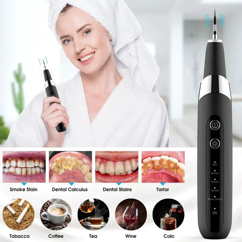 Ultrasonic Dental Cleaner Tartar Teeth Stain Remover