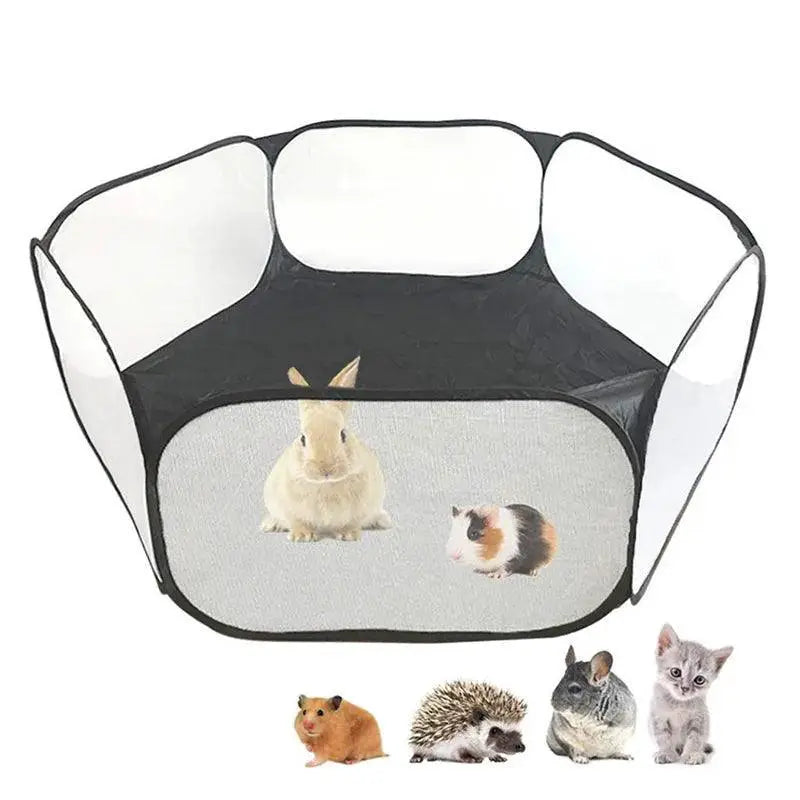 Transparent Hedgehog Cage Tent Portable Playpen Small Pets — product view 12