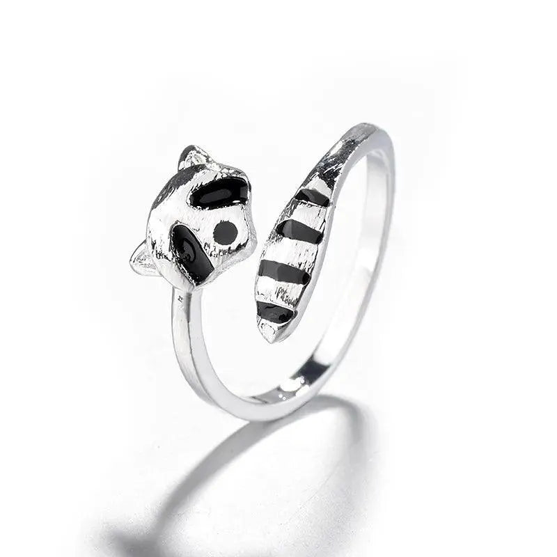 Cute Cartoon Animals Raccoon Fox Tail Jewelry For Ladies