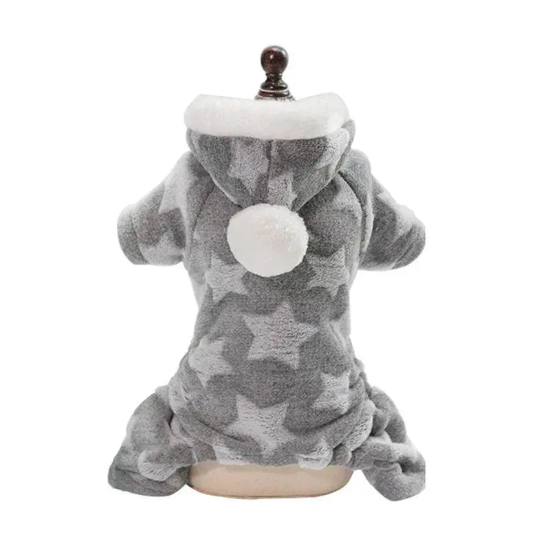 Autumn Warm Fleece Cat Costume Pullover For Cozy Cats