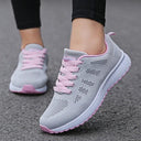 White Breathable Mesh Women's Sneakers for Gym and Casual Wear