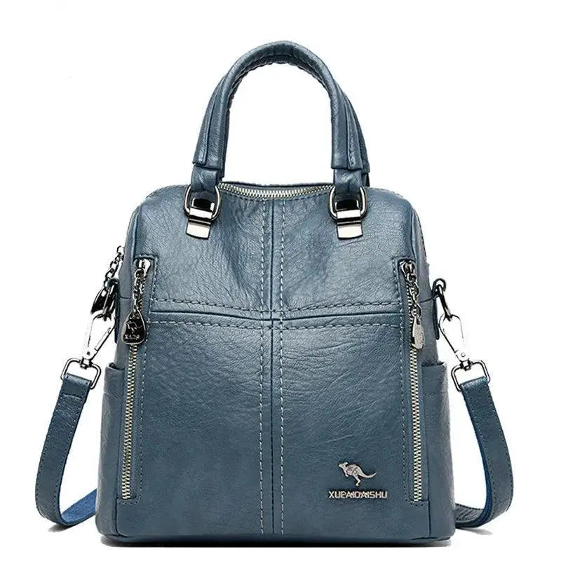 Premium Leather Backpack For Women Shoulder Bags Mochila