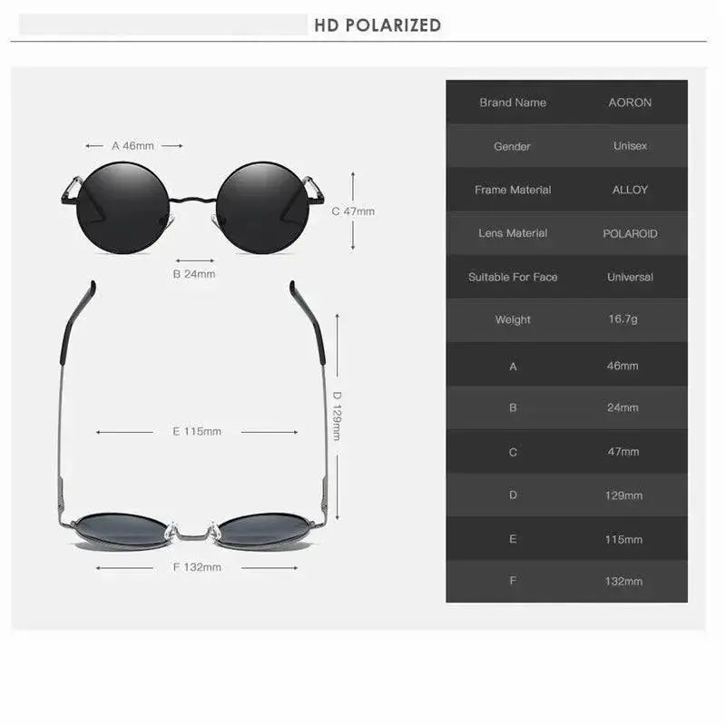 Unisex Vintage Polarized Sunglasses With UV Protection