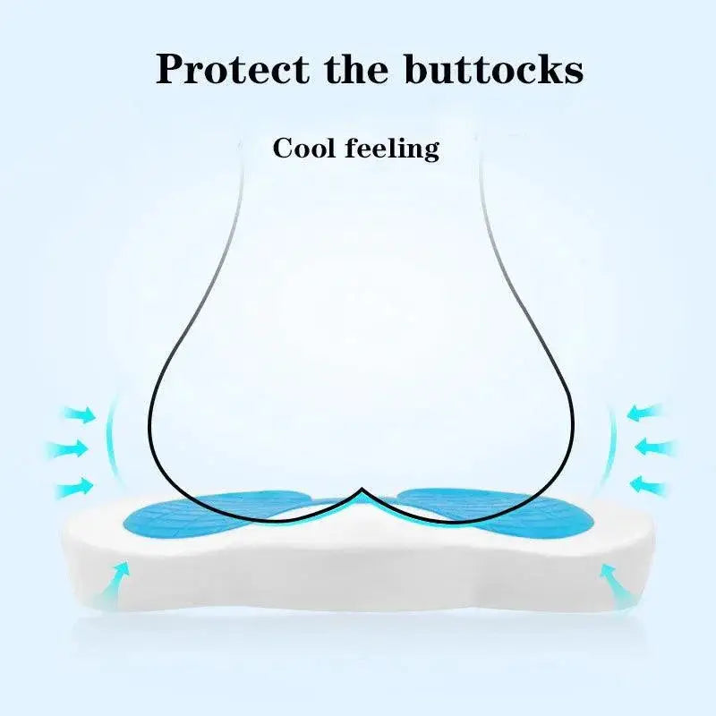U Shaped Cooling Gel Memory Foam Office Seat Cushion