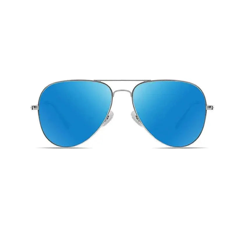 Trendy Kids Pilot Sunglasses Stylish Metal Frame Goggles