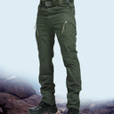 Mens Tactical Pants: Multiple Pocket Elasticity 5XL